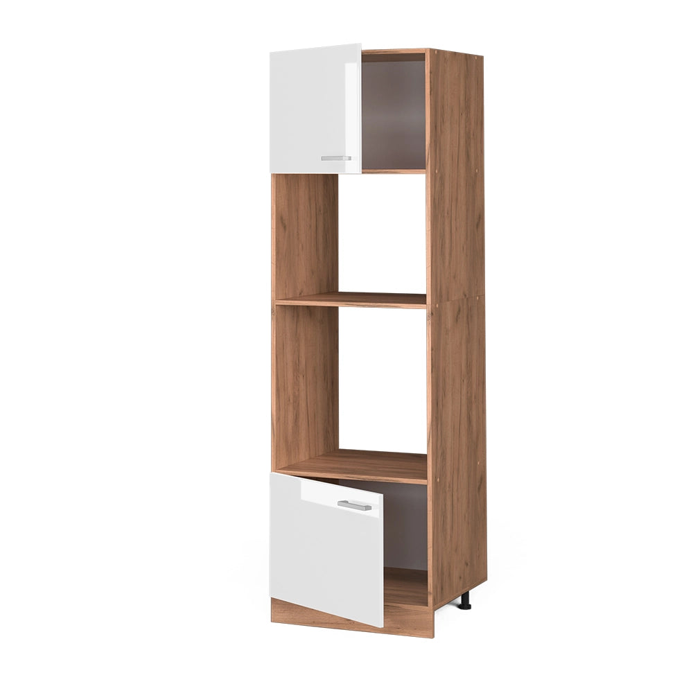 Vicco Set mobili bagno Bianco lucido 60 cm