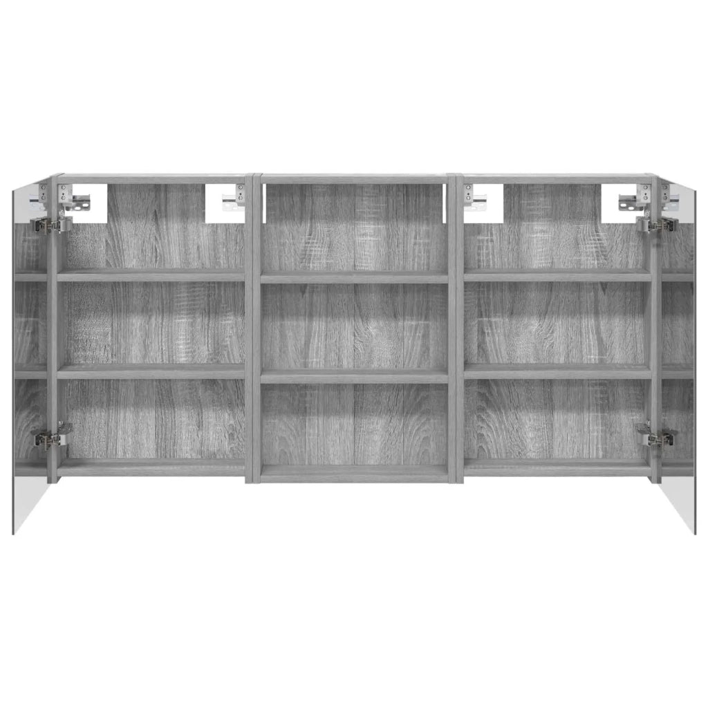 Set di Armadi da Bagno con porta 3 pcs 120 x 10,5 x 60,5 cm 3403733