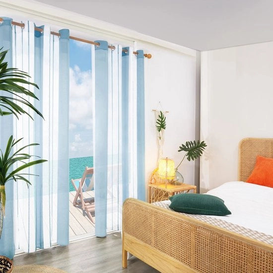 Vetrata - sostenibile - vetrata di lusso per camera da letto soggiorno sala da pranzo - vetrata di alta qualità - tenda a voile
