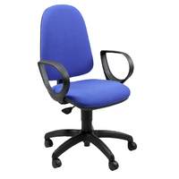 Sedia oper jupiter blu+bracc. fissi - JUSB/EB