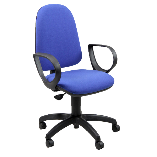 Sedia oper jupiter blu+bracc. fissi - JUSB/EB