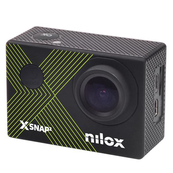 Nilox xsnap2 fotocamera per sport d'azione 8 mp 4k ultra hd cmos wi-fi 56,2 g - NXACXSNAP2YL