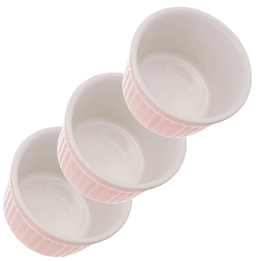 KADAX Set di 3 ciotole da forno per zuppiere, resistenti al forno, diametro 9 cm, capacità 150 ml.