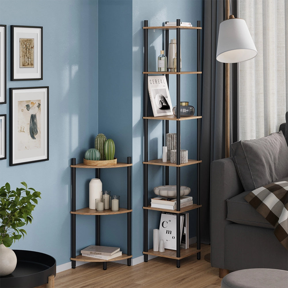 Vicco Libreria Quercia dorata/antracite 30 x 163.5 cm 6 ripiani
