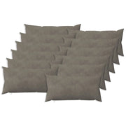 Cuscino con cuscino HEERLEN 12 pz Grigio Chiaro Velluto 925632