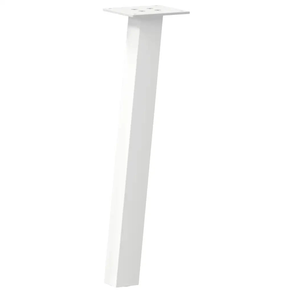 Gambe per tavolino da caff¨¨ 4 pz-Set di 4 Gamba per Tavolo Bianche 30 cm Acciaio 791406