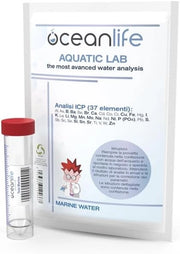 OceanLife Aquatic Lab Test ICP Marine Water 37 elementi - Test di Laboratorio per Acqua marina
