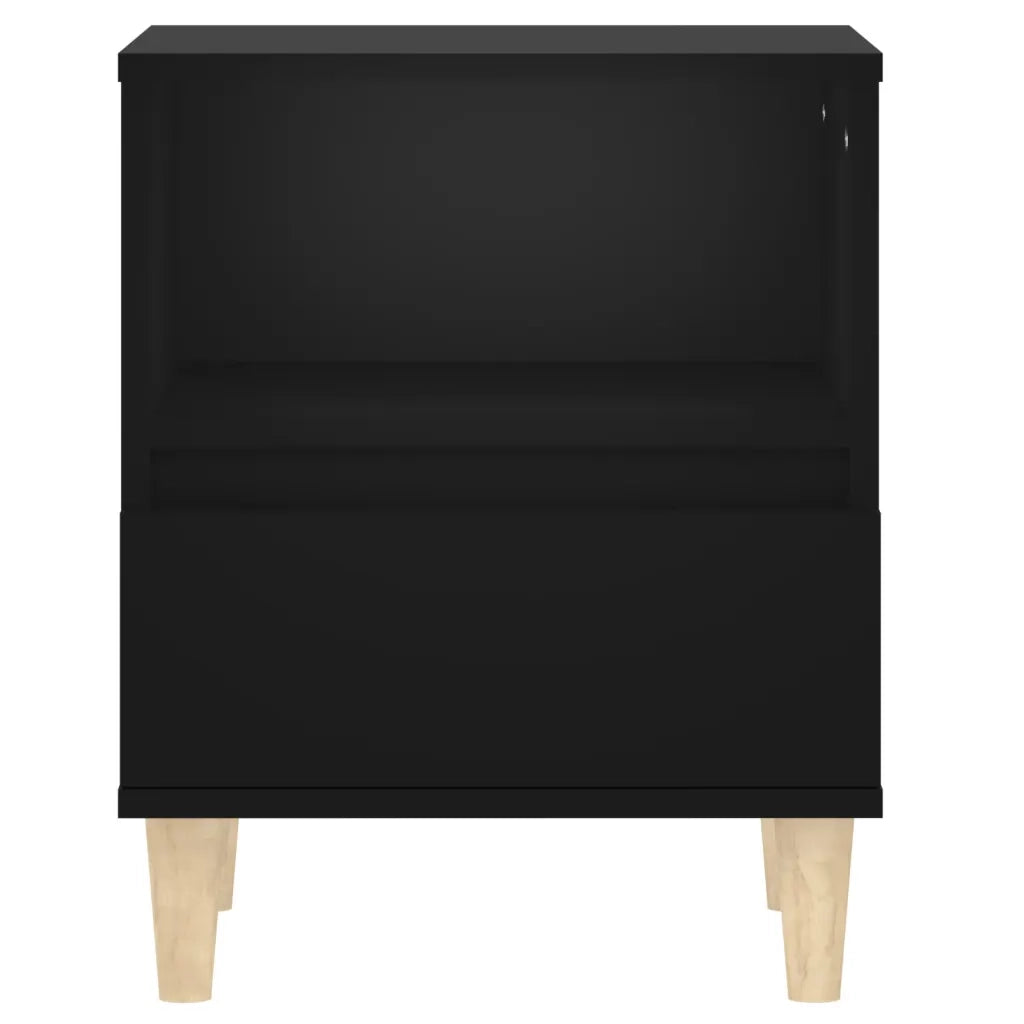 Comodini 2 pz-Set di 2 Tavolino da notte Nero 40x35x50 cm 396158
