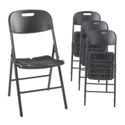 Set di 4 sedie pieghevoli 87 x 46 x 53 cm nere 03_0009844