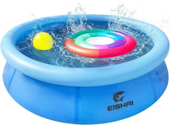 Piscina Inflabile Rond per Bambini e Adulti - 240 cm x 63 cm