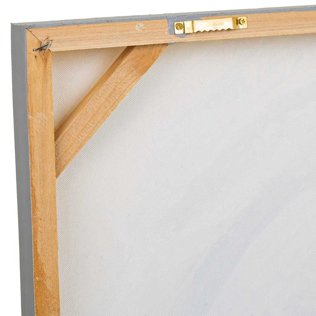 Quadro dipinto a mano con rilievo multicolore 40x120x3h cm
