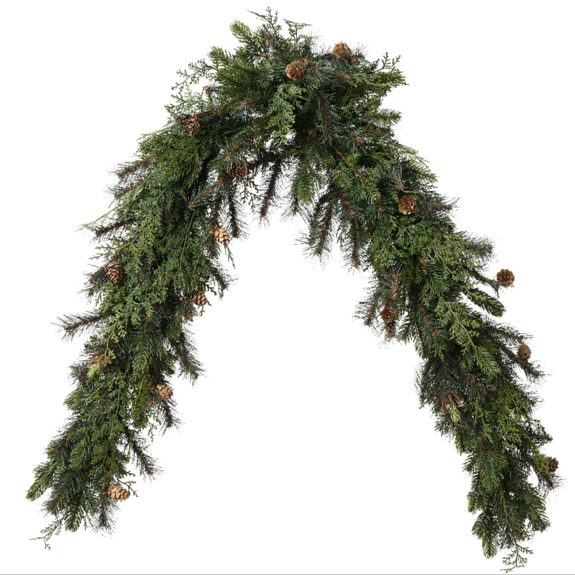 Ghirlanda cipresso verde 165 cm