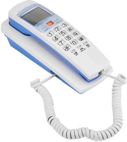 Telefonista Fissa FSK/DTMF con Ritorno - Telefono da Parete - Funzione Ritorno Chiamata - 30 Numeri di Gruppo - Funzione Antischoc - Tasto Crystal Sensibile