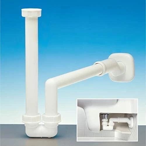 SIFONE eccentrico per lavabo e bidet sospeso  11/4 x Ø 32  40 LIRA