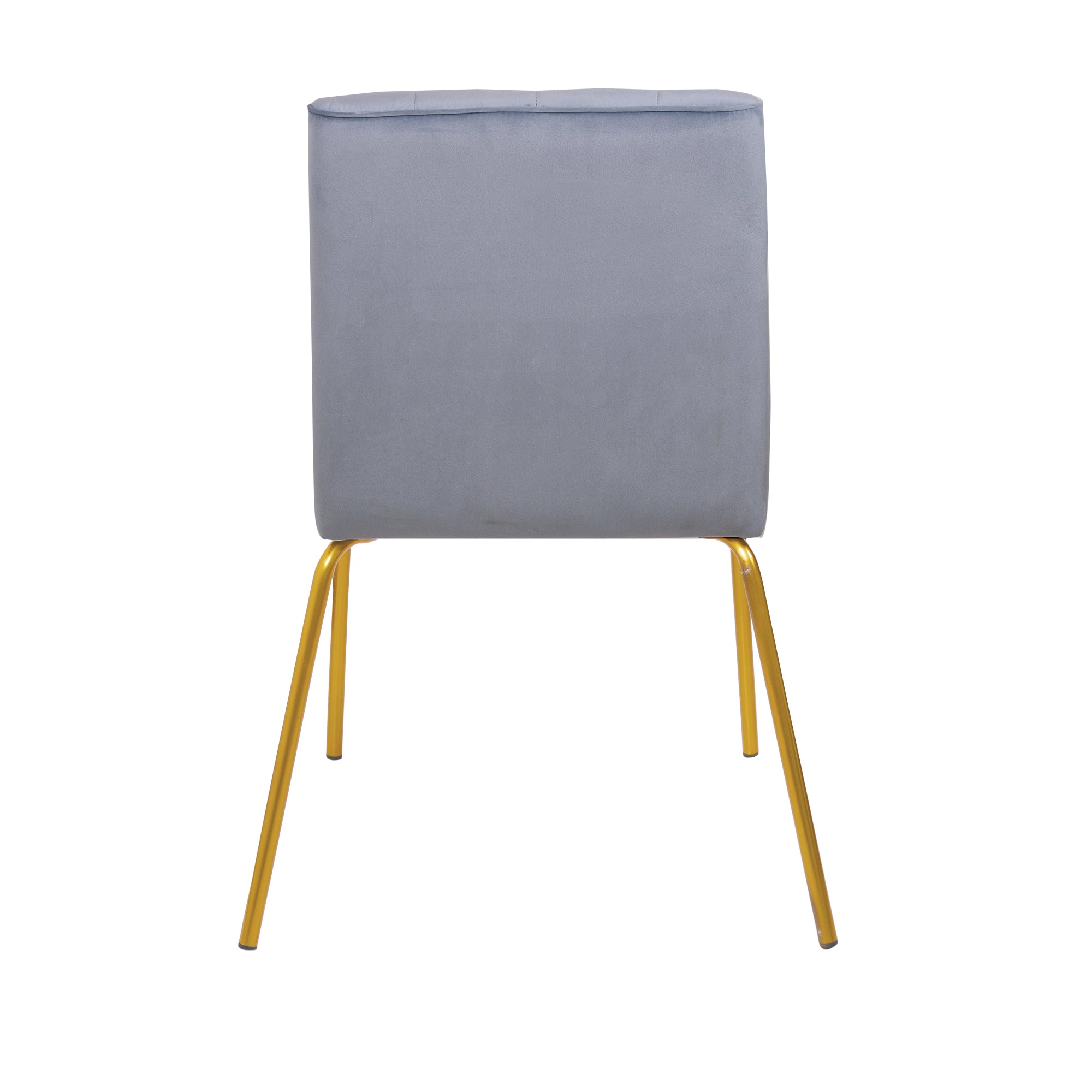 Set Da 2,Sedia Petit Velluto Grigia