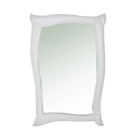 Set Da 2,Specchio Radius Small Bianco 90 