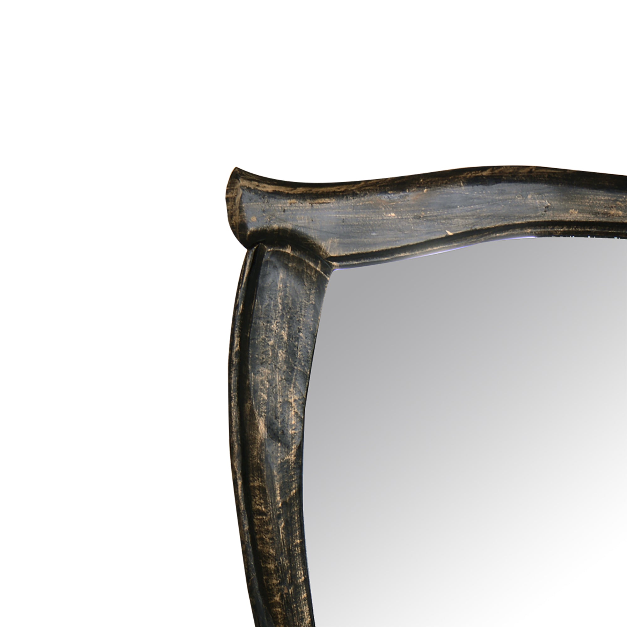 Specchio Radius Oro    Nero 120