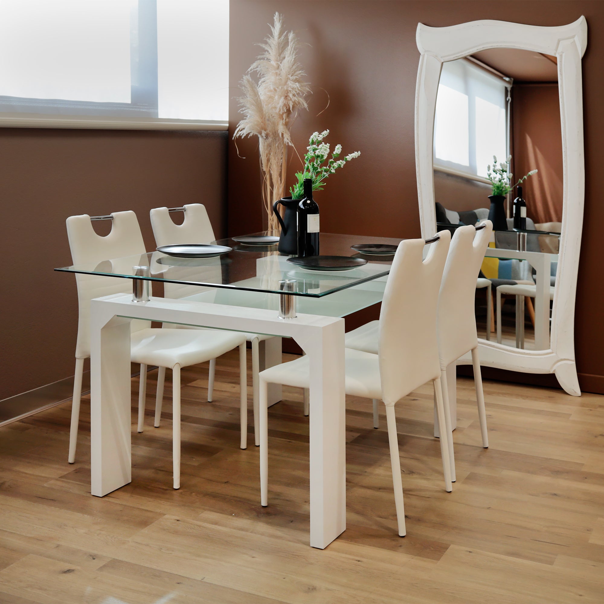 Specchio Radius Plus Bianco 180