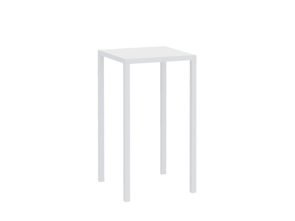 Tavolo Tetris 60X60 H110 Bianco Raggrinzato
