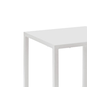 Tavolo Tetris 60X60 H110 Bianco Raggrinzato