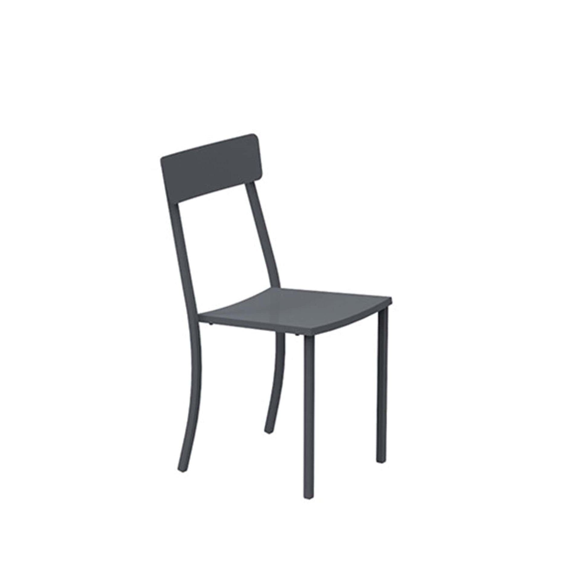 Set Da 4, Sedia Canada Grigio Antico Impilabile