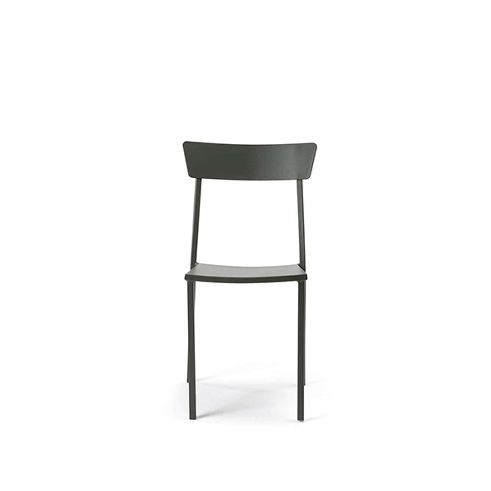 Set Da 4, Sedia Canada Grigio Antico Impilabile