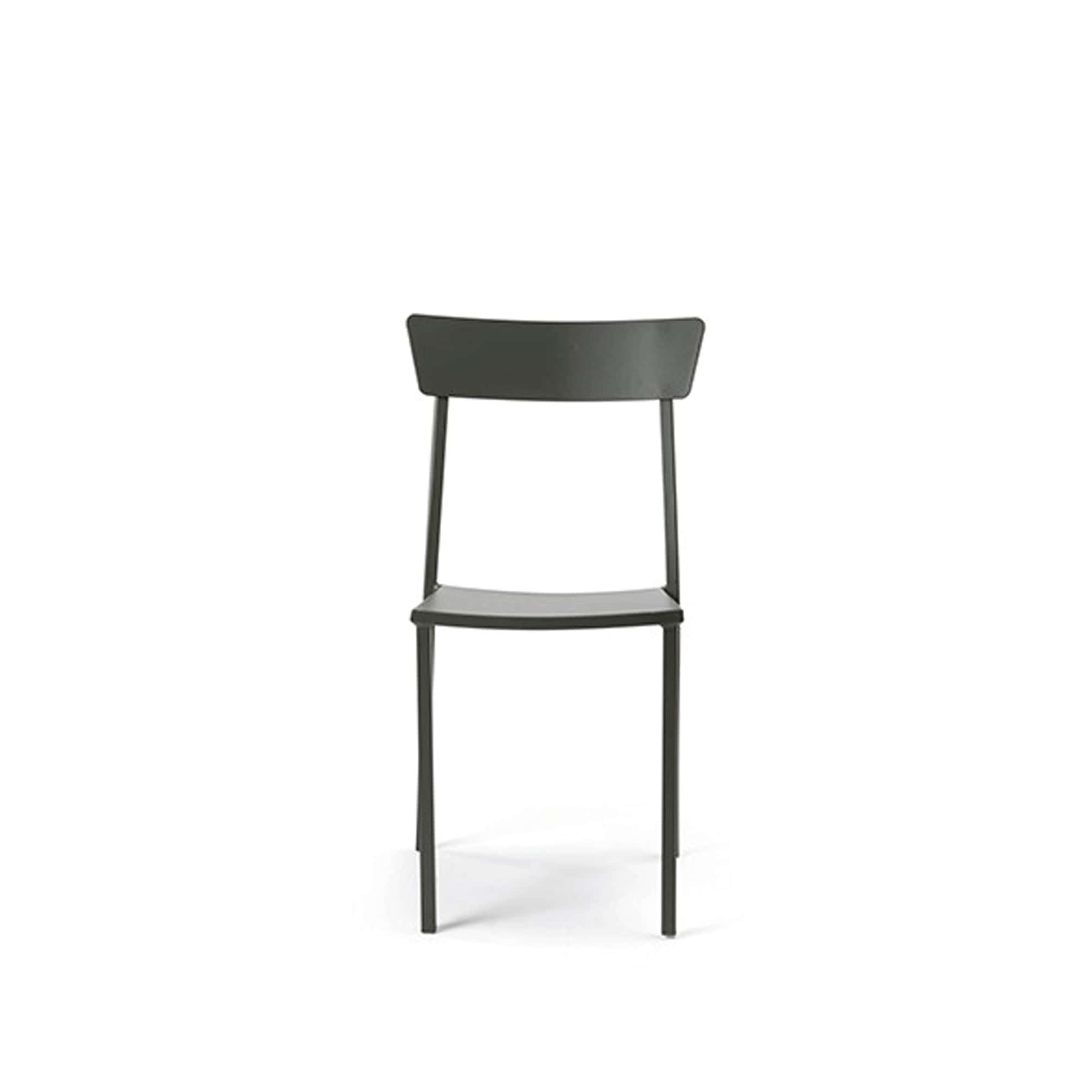 Set Da 4, Sedia Canada Grigio Antico Impilabile