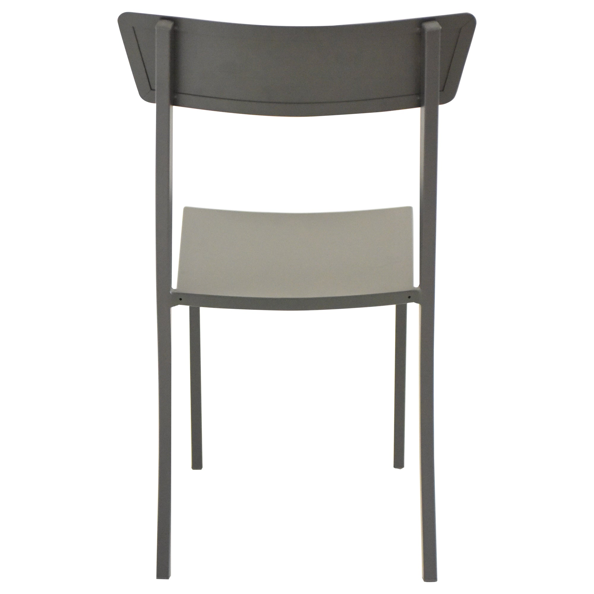 Set Da 4, Sedia Canada Grigio Antico Impilabile