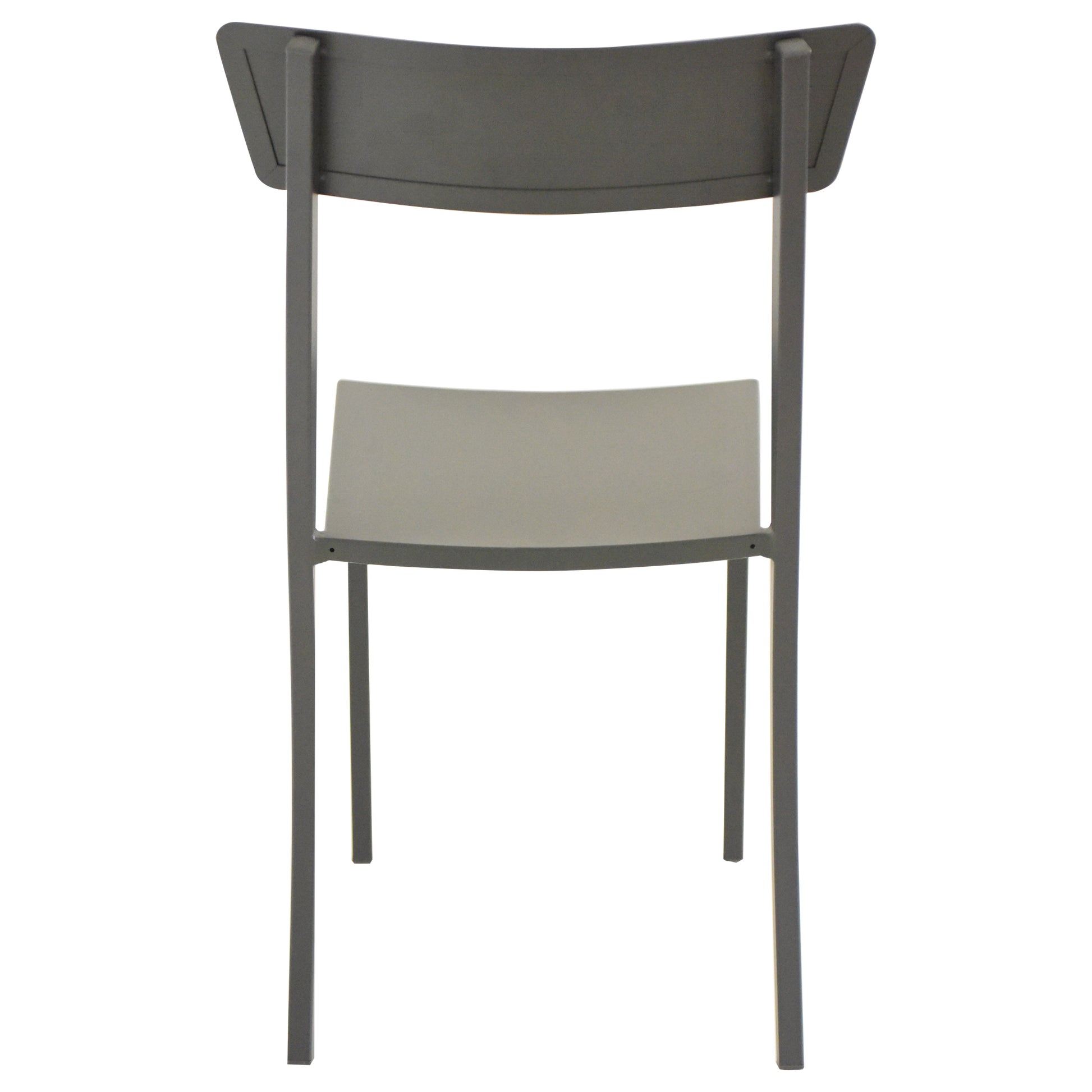 Set Da 4, Sedia Canada Grigio Antico Impilabile