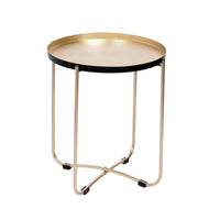 Tavolino Belly In Metallo/Oro