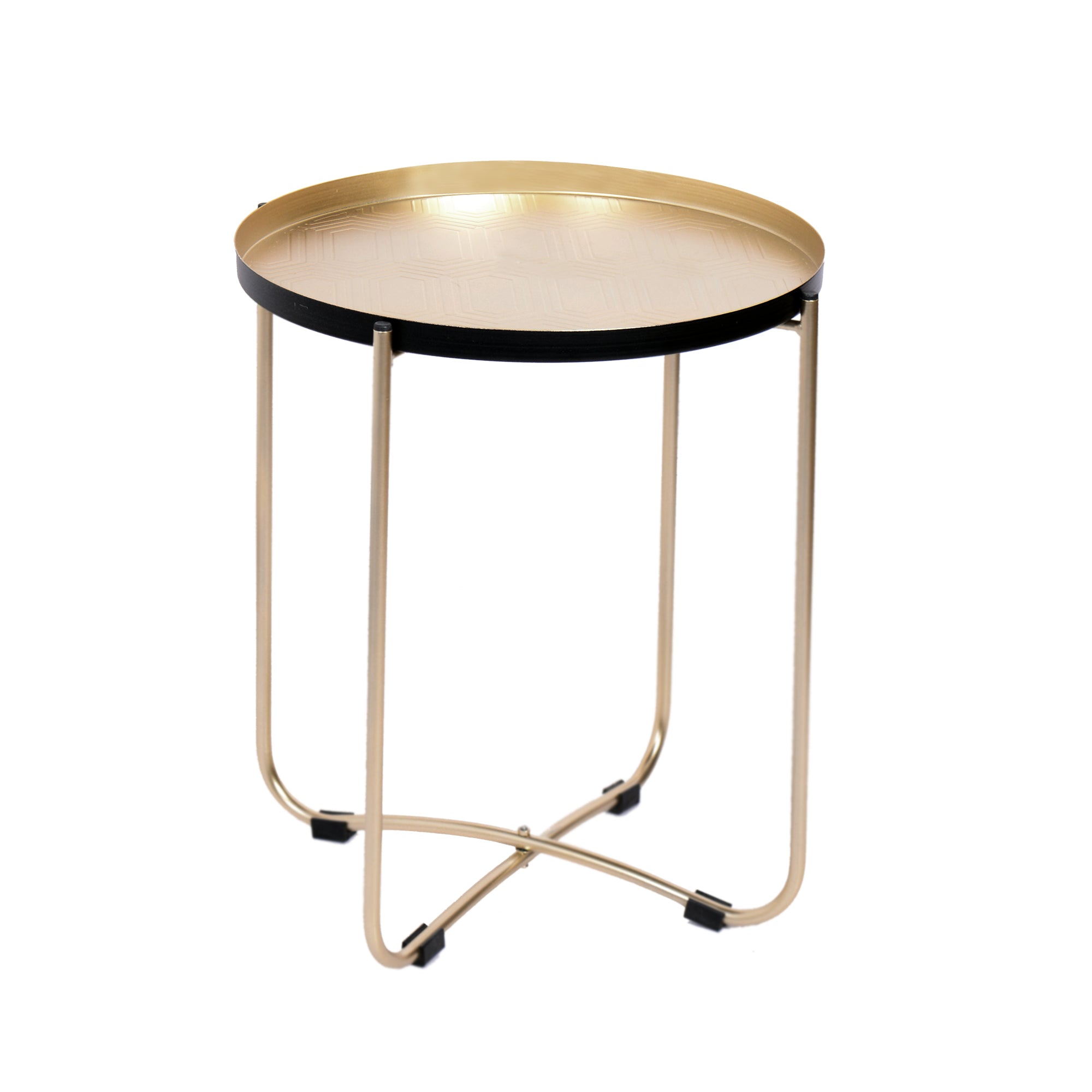 Tavolino Belly In Metallo/Oro
