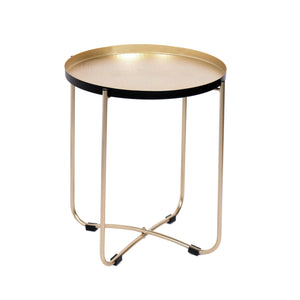 Tavolino Belly In Metallo/Oro