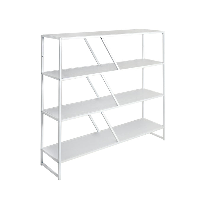 Libreria Ashley Plus 4 Ripiani Bianca