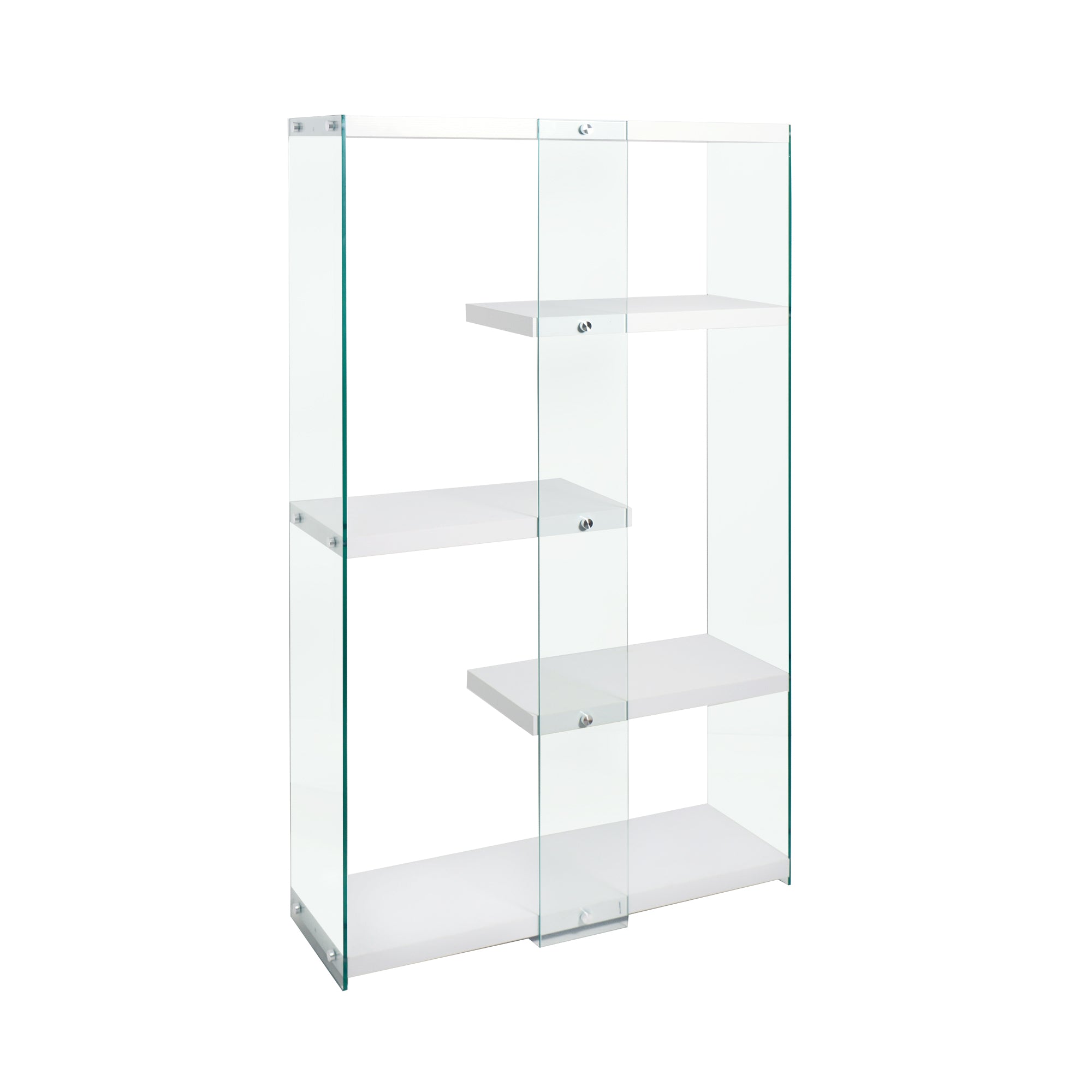 Libreria Bernie Bianca / Vetro Laterale