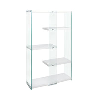 Libreria Bernie Bianca / Vetro Laterale