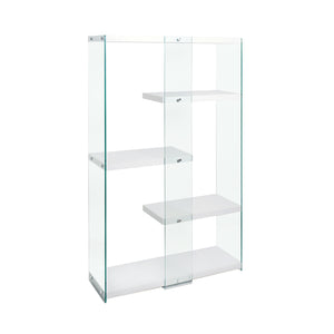 Libreria Bernie Bianca / Vetro Laterale