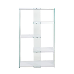 Libreria Bernie Bianca / Vetro Laterale