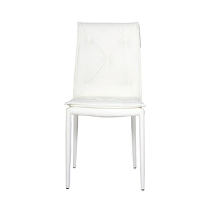 Set Da 4,Sedia Limo Similpelle Bianca