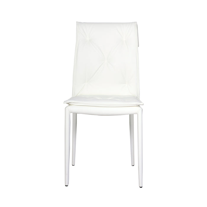 Set Da 4,Sedia Limo Similpelle Bianca