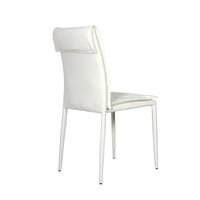 Set Da 4,Sedia Limo Similpelle Bianca