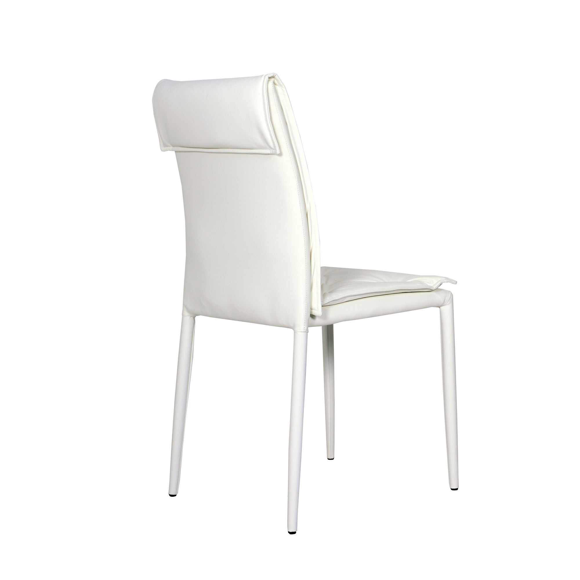 Set Da 4,Sedia Limo Similpelle Bianca