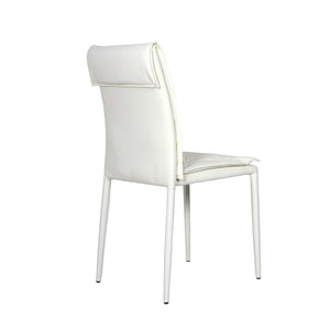 Set Da 4,Sedia Limo Similpelle Bianca