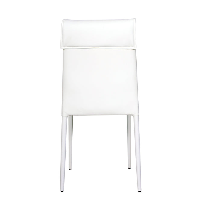 Set Da 4,Sedia Limo Similpelle Bianca