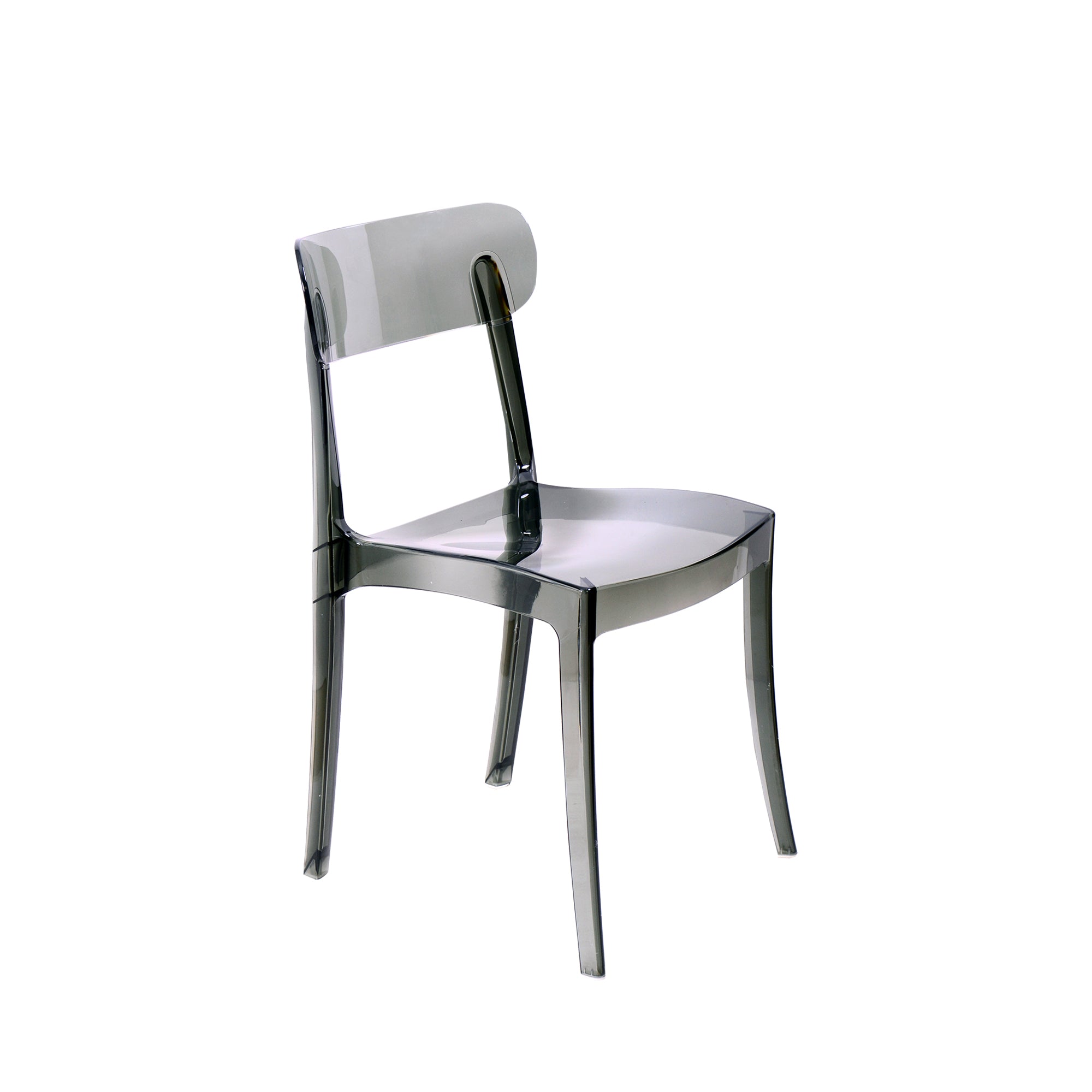 Set Da 4,Sedia Fly Metacrilato Fumo 