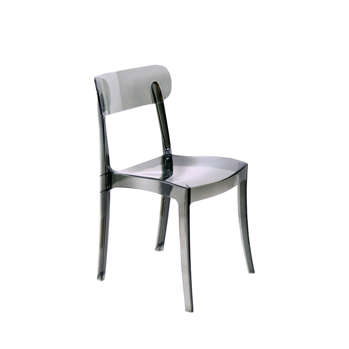 Set Da 4,Sedia Fly Metacrilato Fumo 