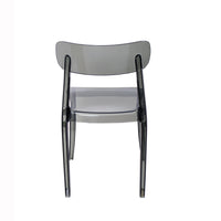 Set Da 4,Sedia Fly Metacrilato Fumo 