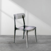 Set Da 4,Sedia Fly Metacrilato Fumo 