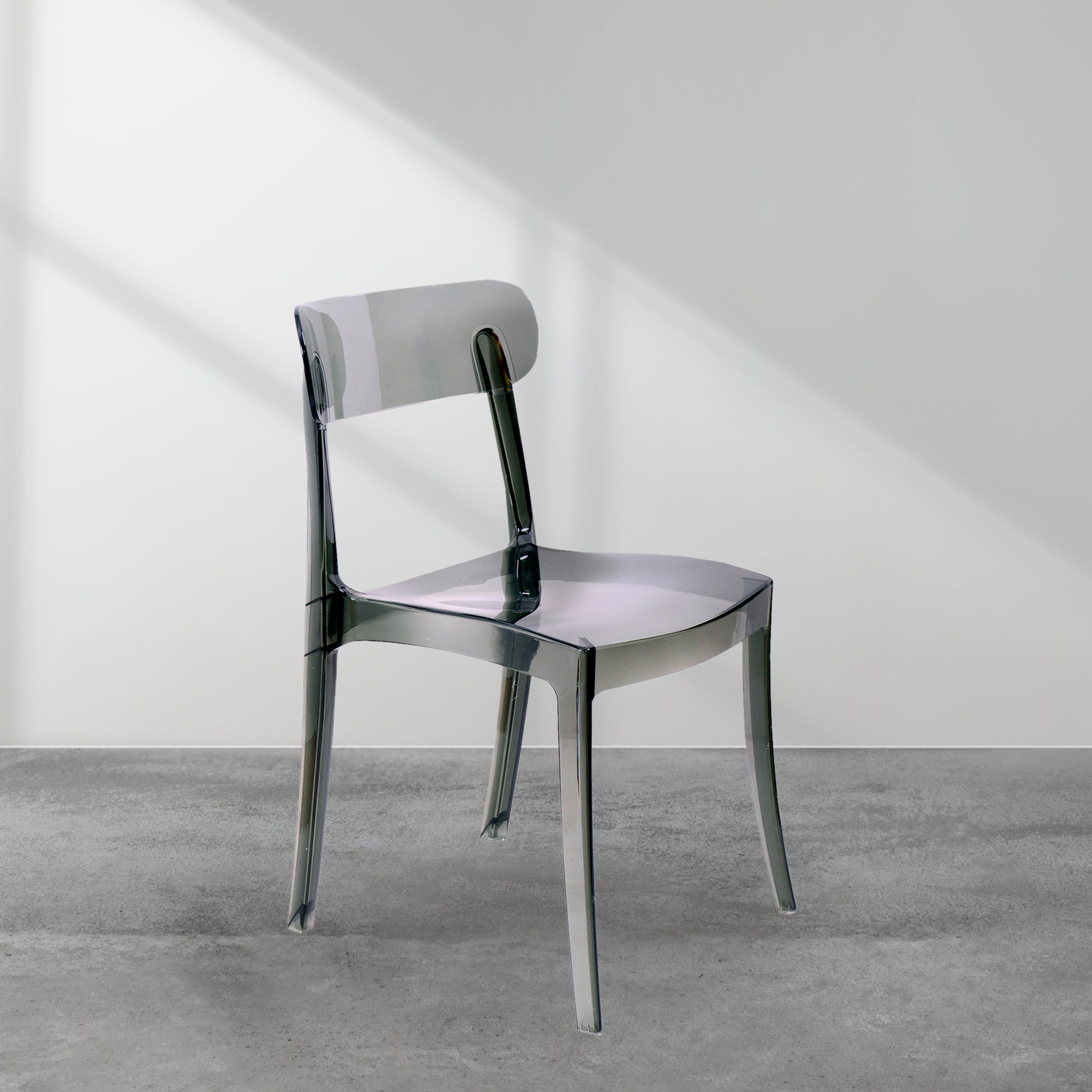 Set Da 4,Sedia Fly Metacrilato Fumo 