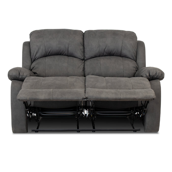 Divano Recl. Cross 3+2 Man. Nabuk Grigio