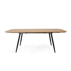 Tavolo Marble Allungabile Rovere/Nero